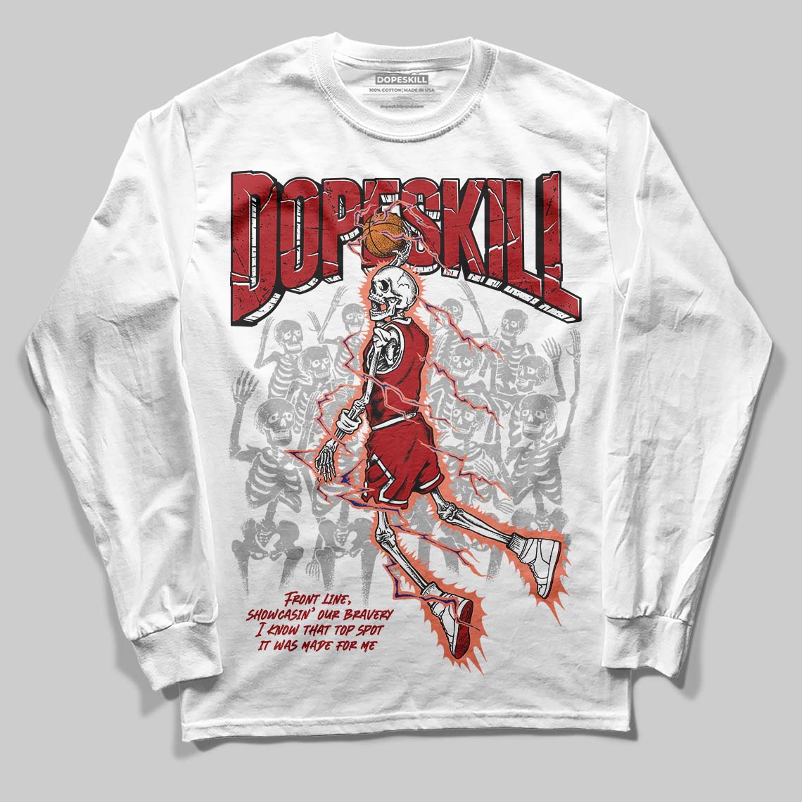 Rare Air Cinnabar 1s superstreetwear Long Sleeve T-Shirt Thunder Dunk Graphic