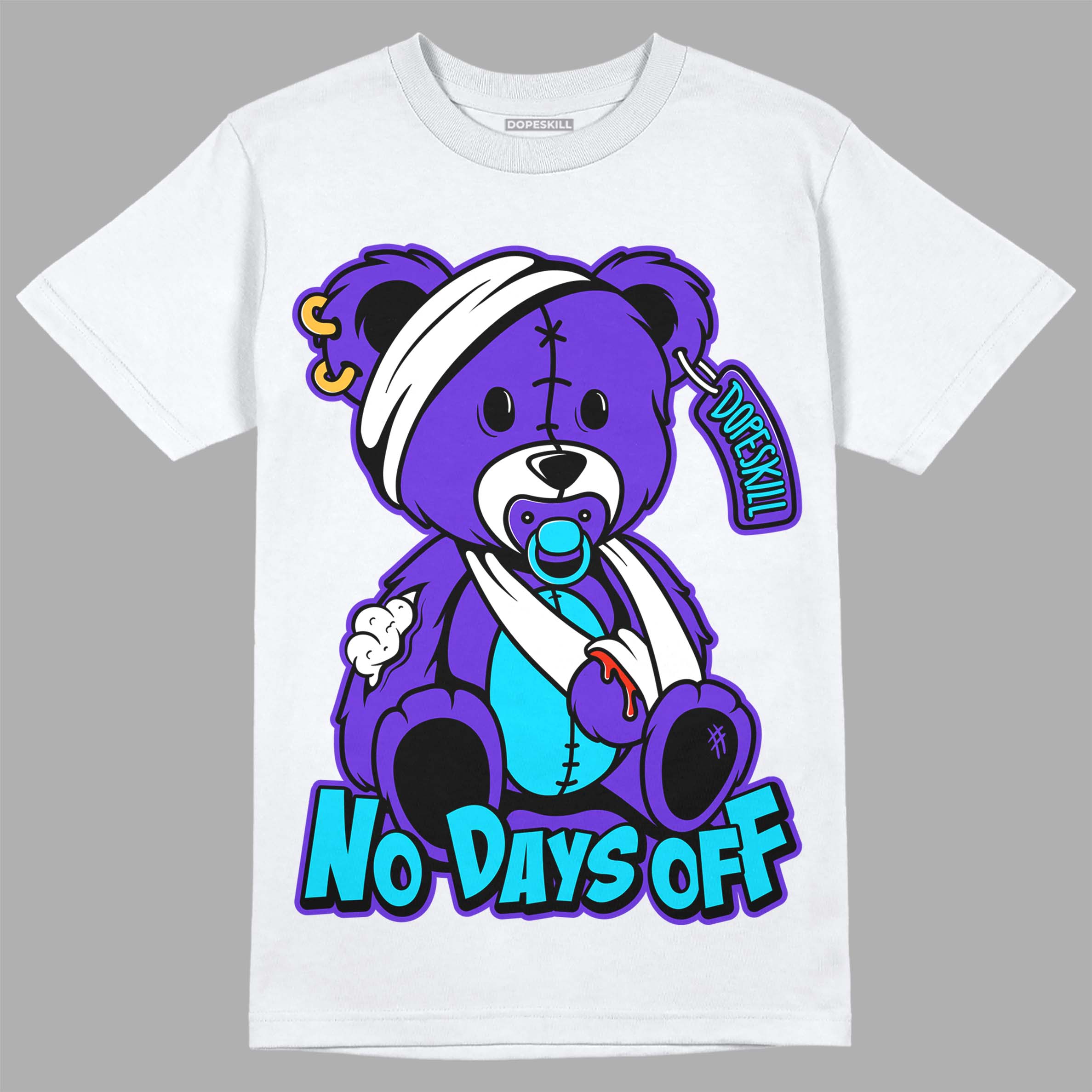 Aqua 6s superstreetwear T-Shirt Hurt Bear Graphic
