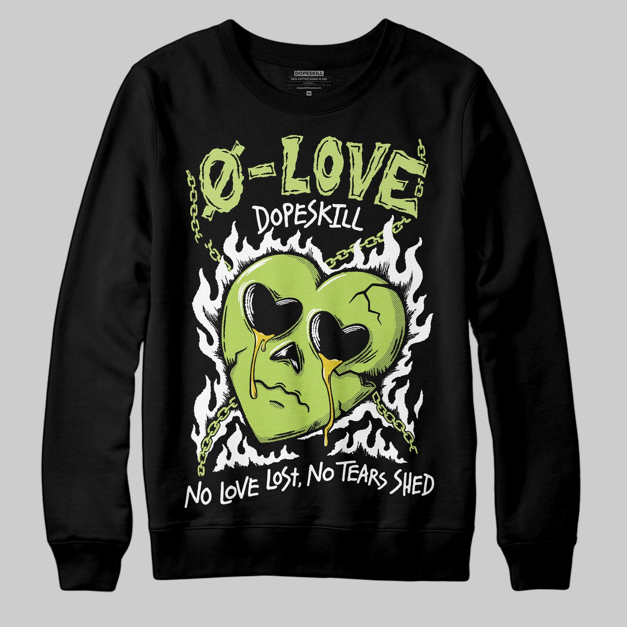 Bright Cactus 13s superstreetwear Sweatshirt Crying Heart Graphic