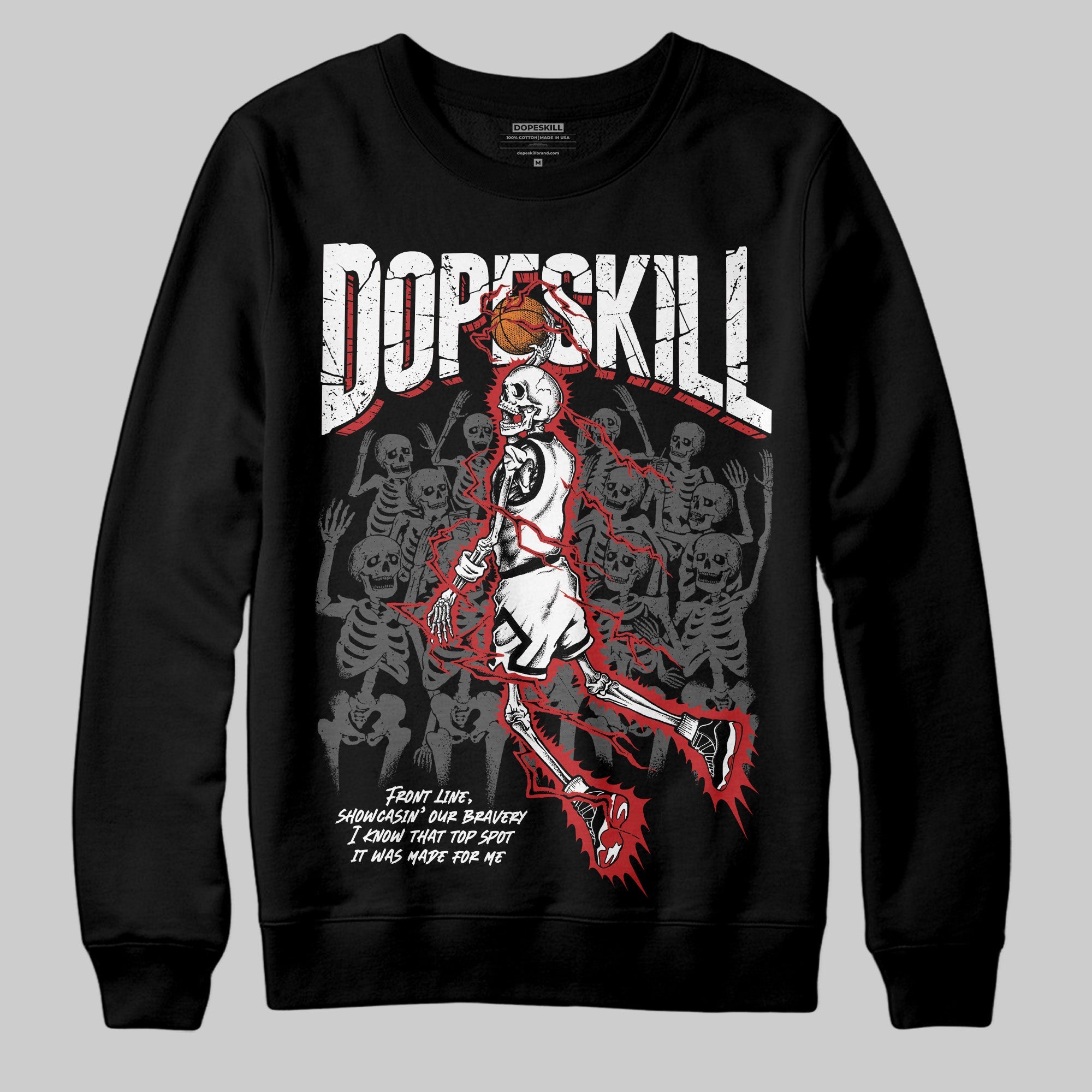 Bred Velvet 11s superstreetwear Sweatshirt Thunder Dunk Graphic