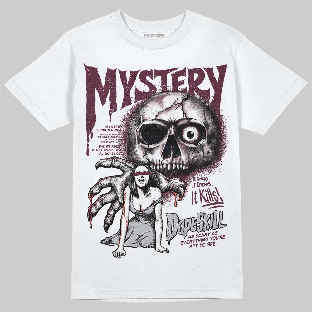 Burgundy 5s superstreetwear T-Shirt Mystery Ghostly Grasp Graphic