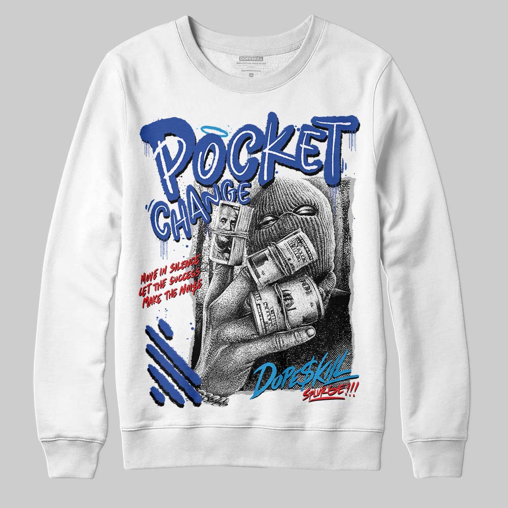Royal Blue Collection superstreetwear Sweatshirt Pocket Change Graphic