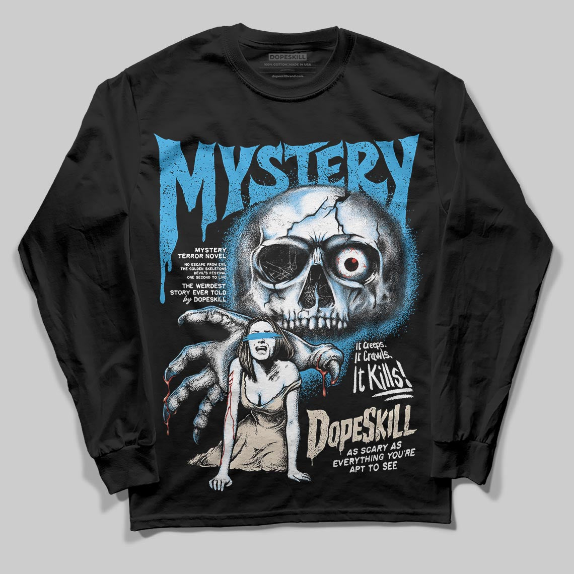 UNC Reimagined 1s superstreetwear Long Sleeve T-Shirt Mystery Ghostly Grasp Graphic