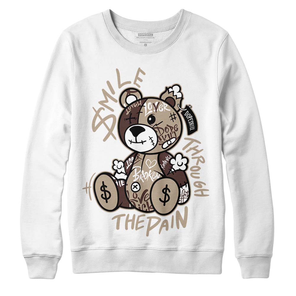 Latte 1s superstreetwear Sweatshirt Smile Through The Pain Graphic