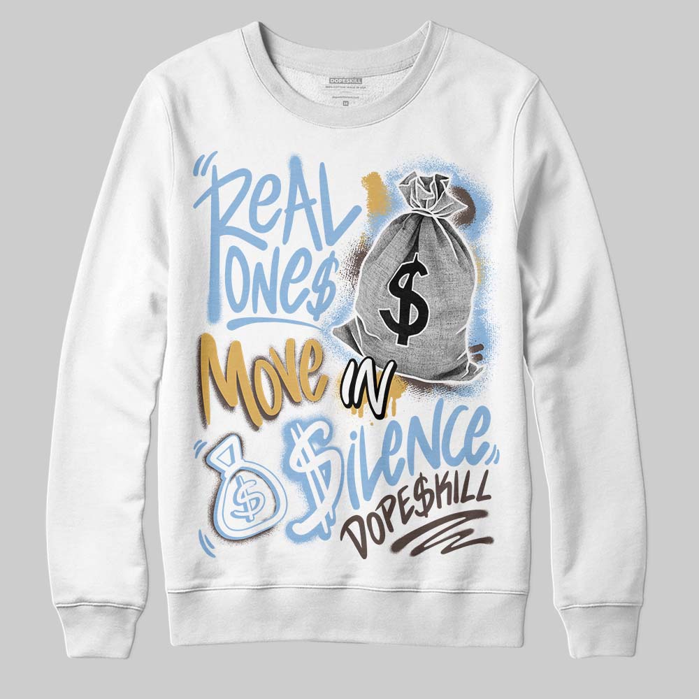 Handball Spezial Light Blue superstreetwear Sweatshirt Real Ones Move In Silence Graphic