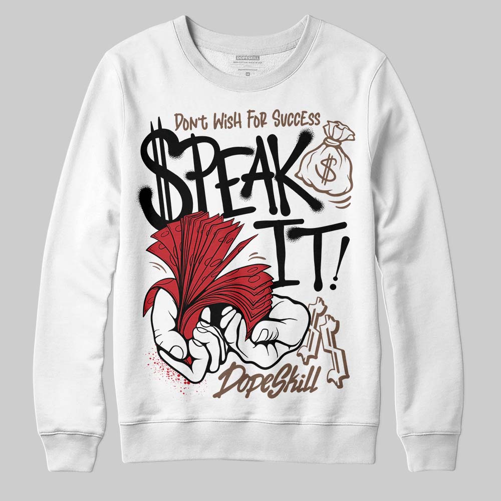 Olive 9s superstreetwear Sweatshirt Speak It Graphic