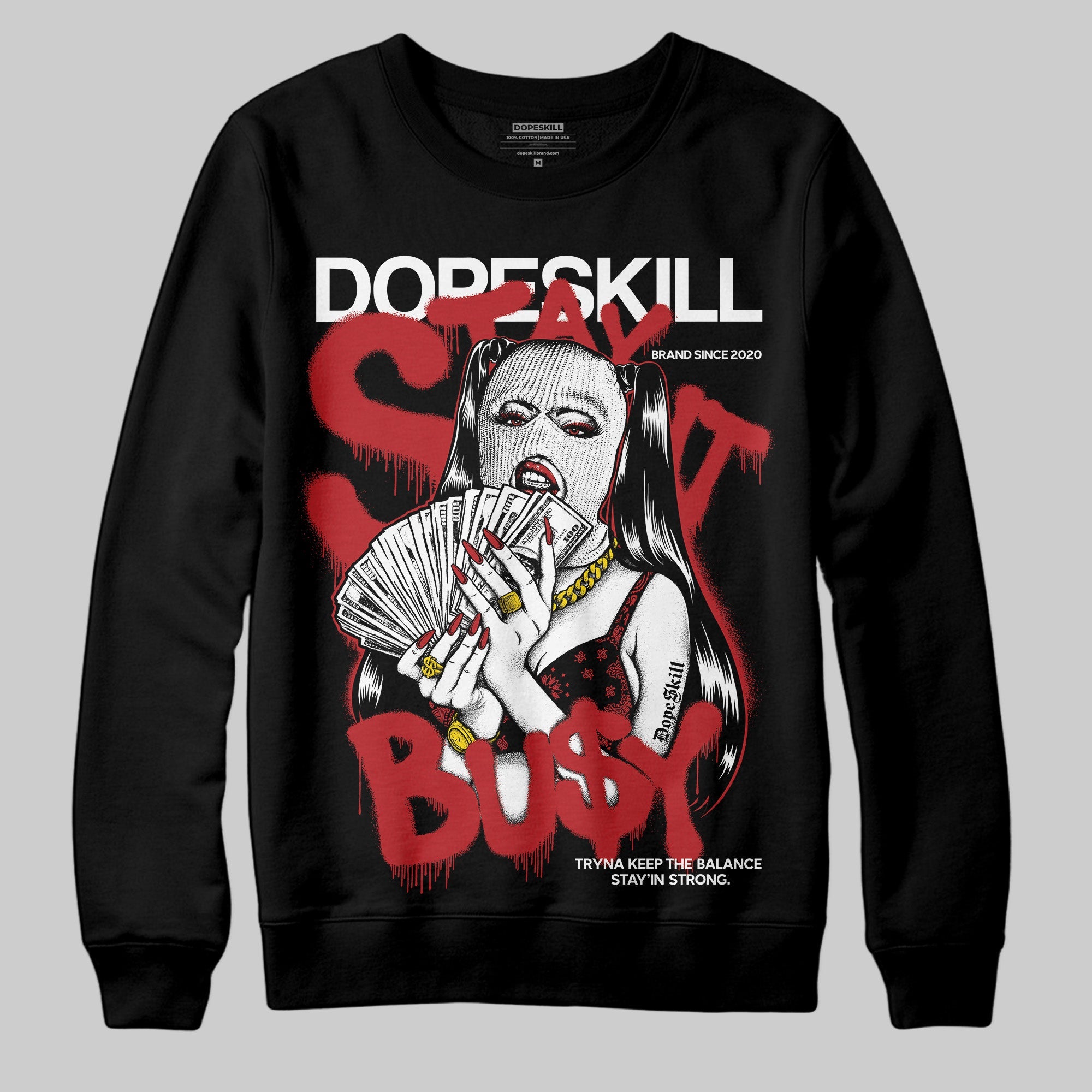 Flu Game 12s superstreetwear Sweatshirt Stay It Busy Graphic