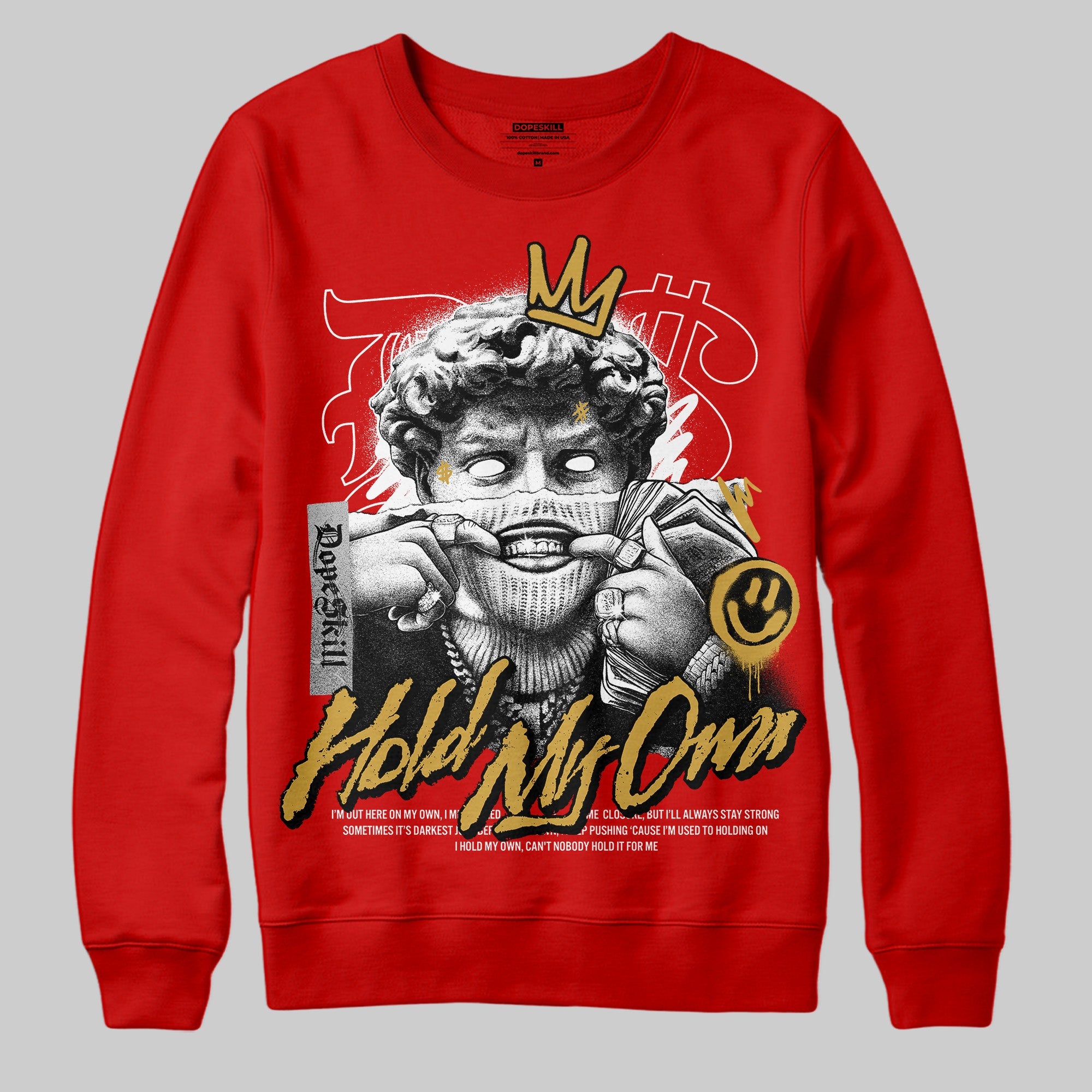 Red Collection superstreetwear Red Sweatshirt In My Way Graphic