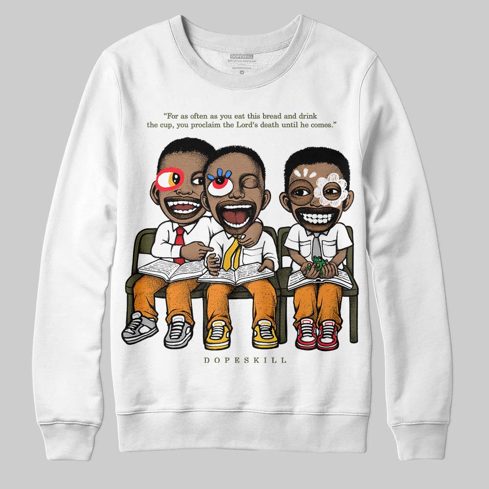 Olive 5s superstreetwear Sweatshirt First Sunday Graphic