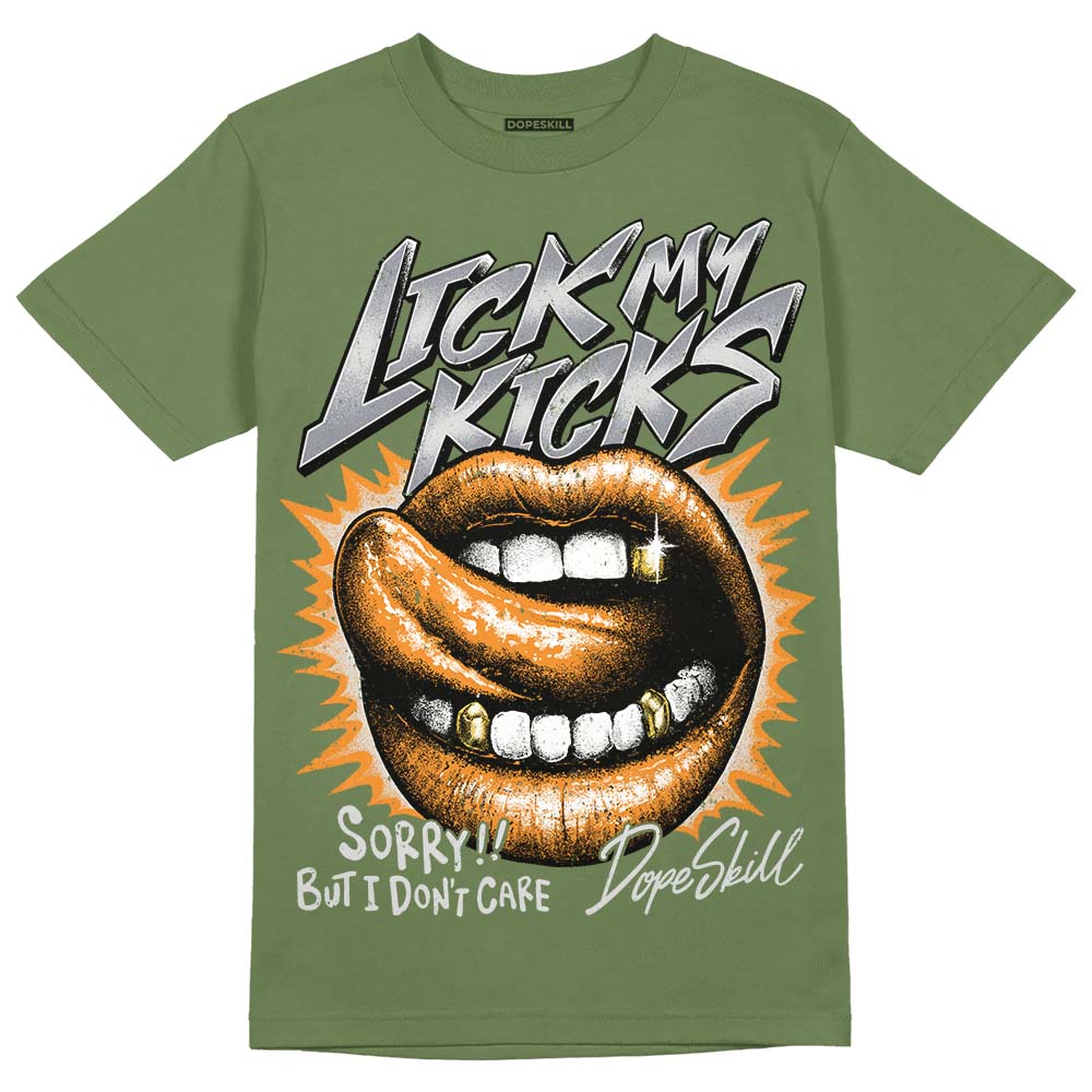 Olive 5s superstreetwear Olive T-shirt Lick My Kicks Graphic