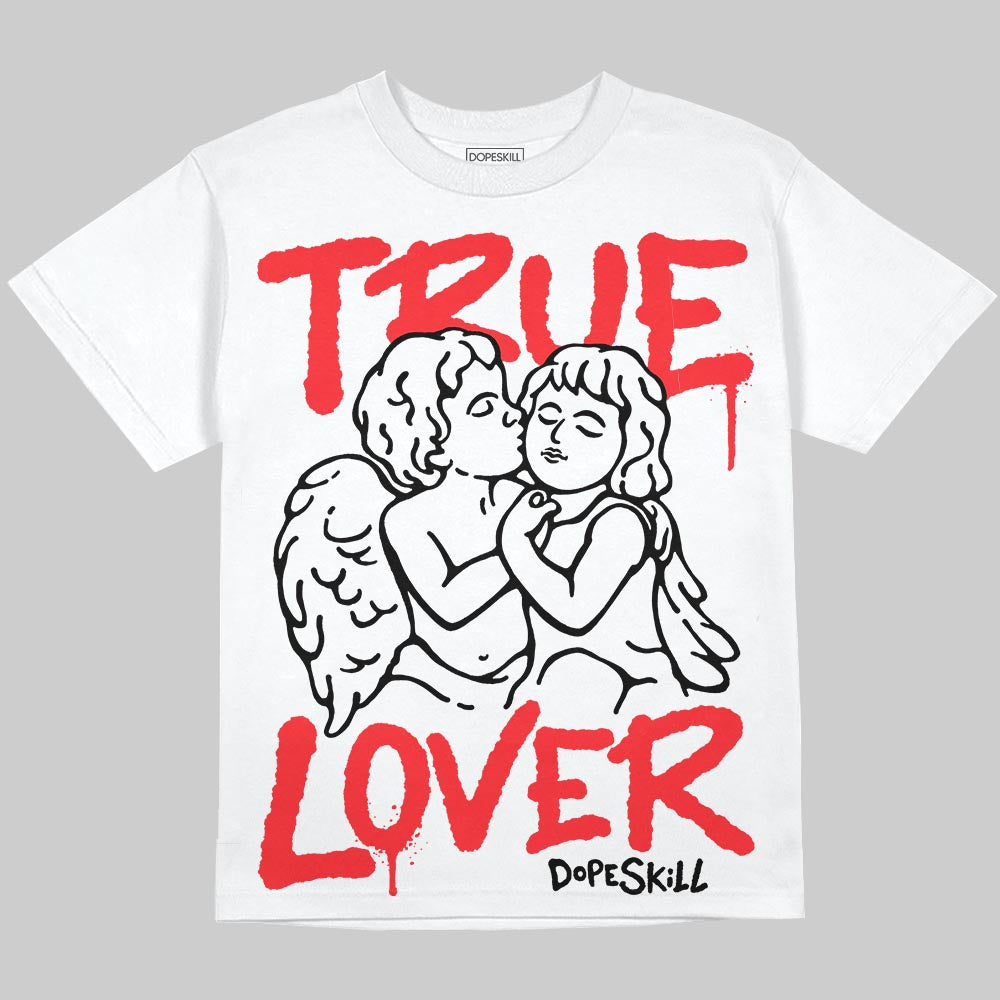 Cherry 11s superstreetwear Oversize Print T-Shirt True Lover Graphic