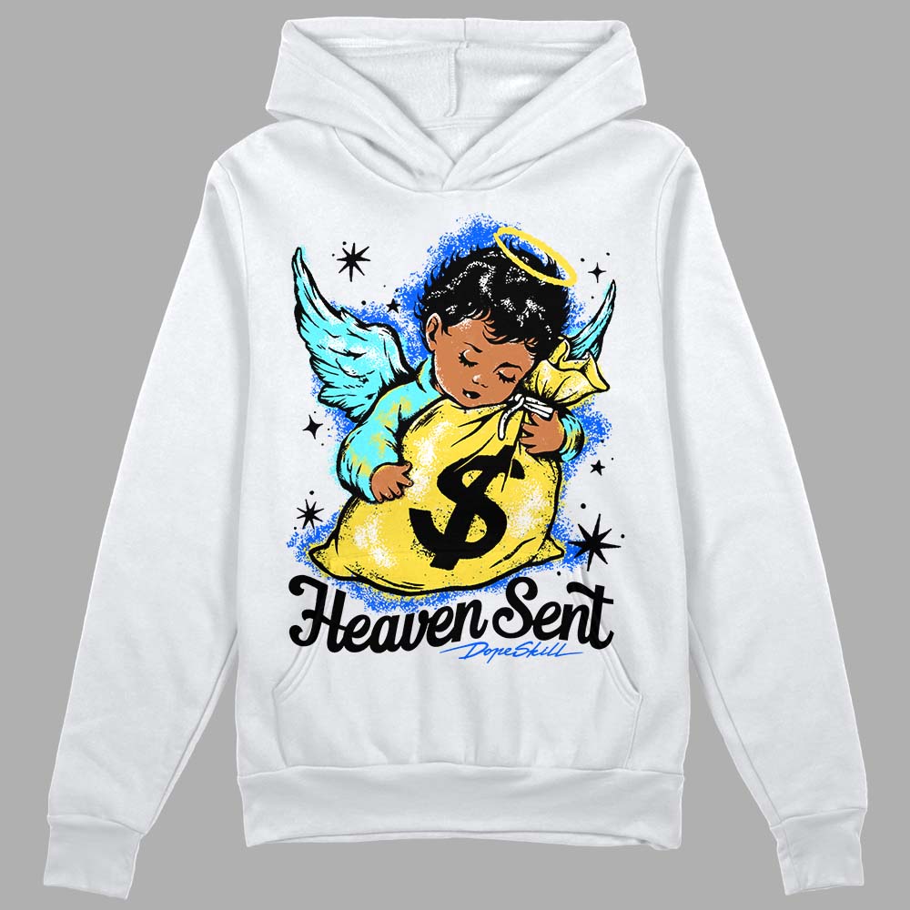 Aqua 5s superstreetwear Hoodie Sweatshirt Heaven Sent Graphic