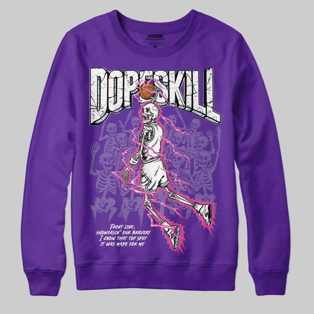 Grape 5s superstreetwear Sweatshirt Thunder Dunk Graphic