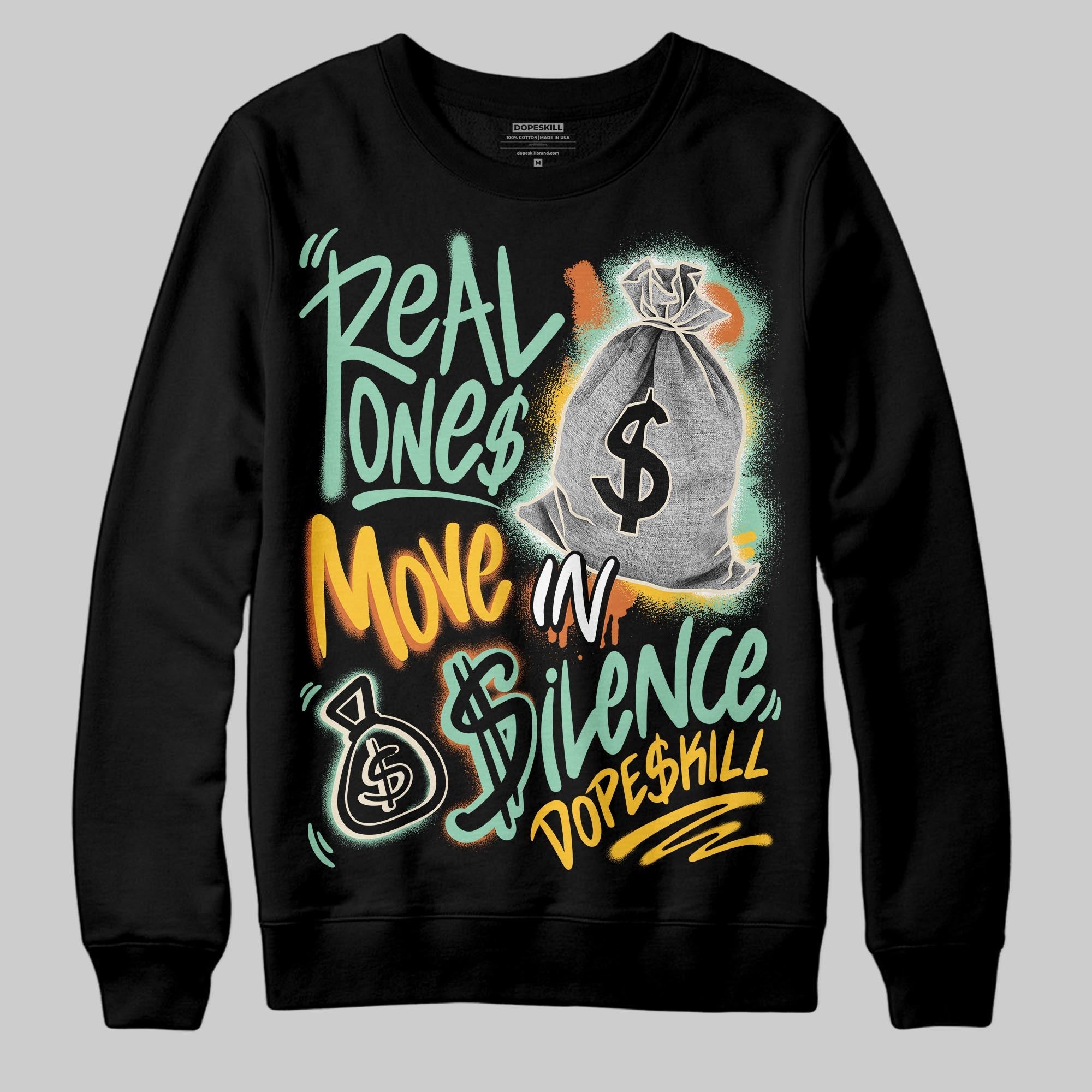 SB Dunk ¡°Rodeo¡± superstreetwear Sweatshirt Real Ones Move In Silence Graphic