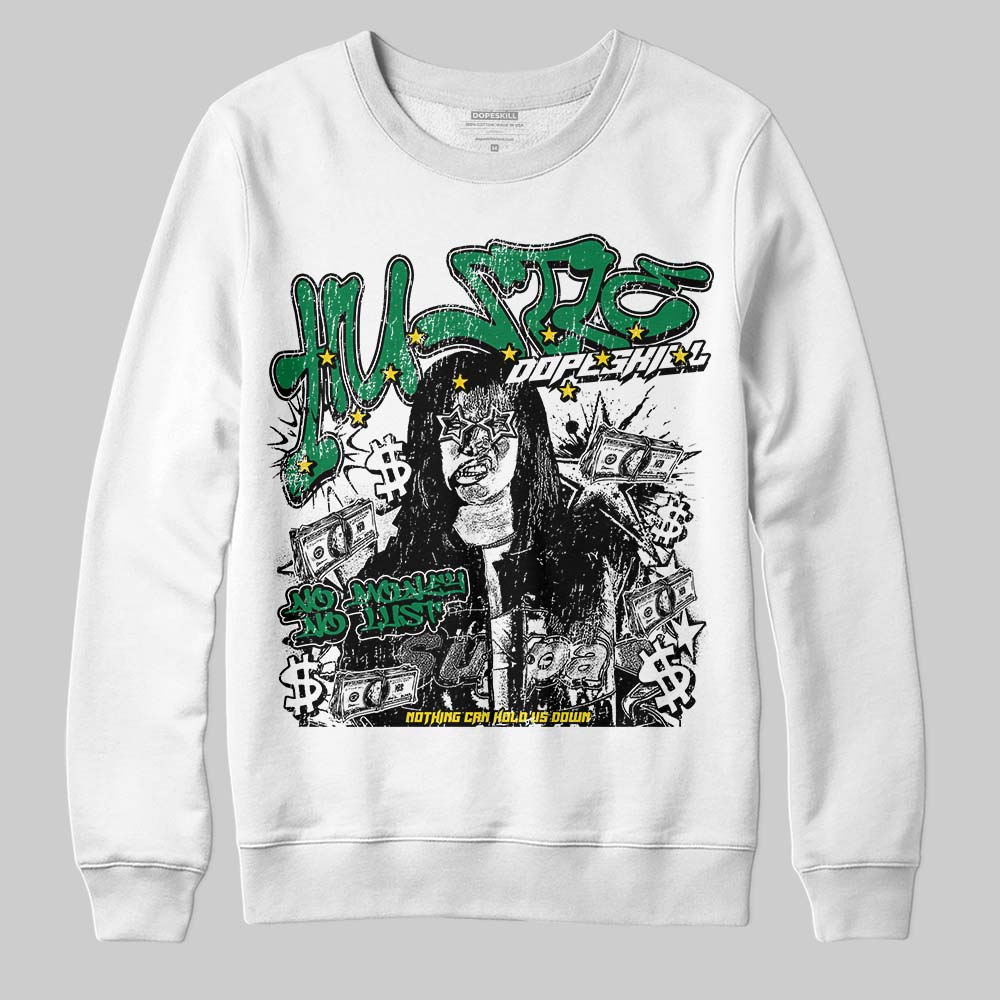 Green Collection superstreetwear Sweatshirt No Money No Lust Graphic