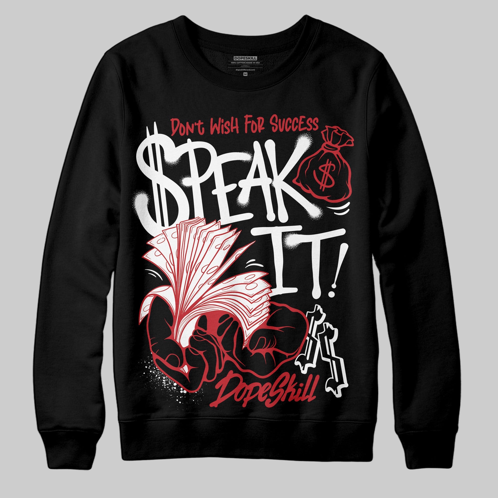 Bred 11s superstreetwear Sweatshirt Speak It Graphic