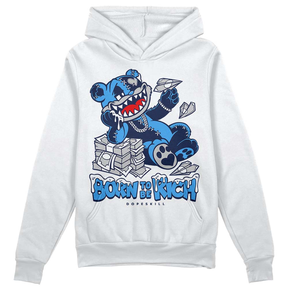 AJ Spizike White Obsidian superstreetwear Hoodie Sweatshirt Born To Be Rich Graphic