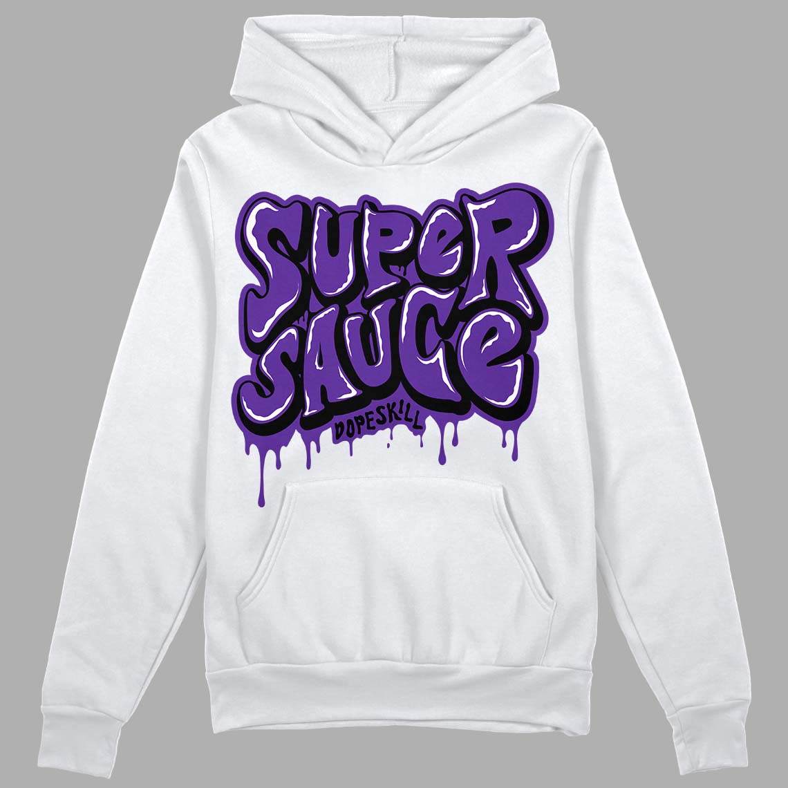 PURPLE Collection superstreetwear Hoodie Sweatshirt Super Sauce Graphic