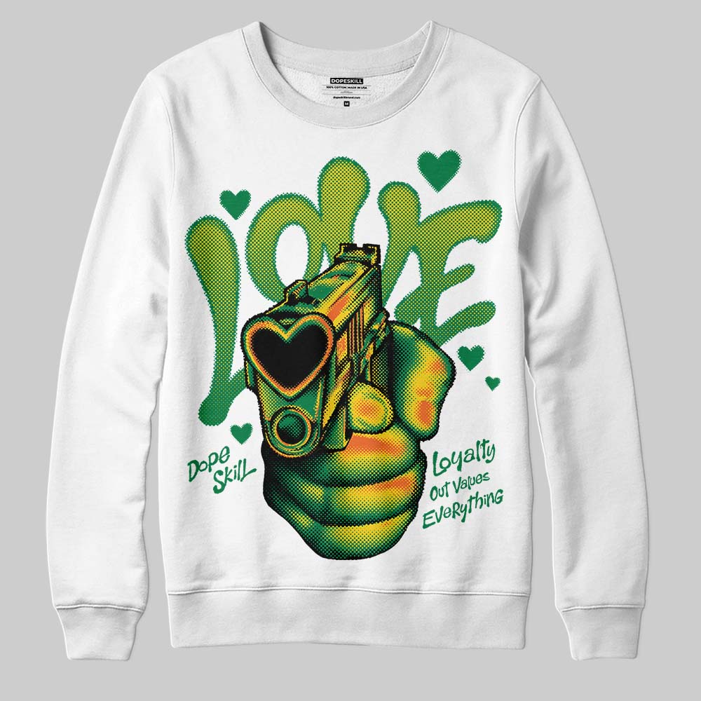 Green Collection superstreetwear Sweatshirt Love Shot Graphic