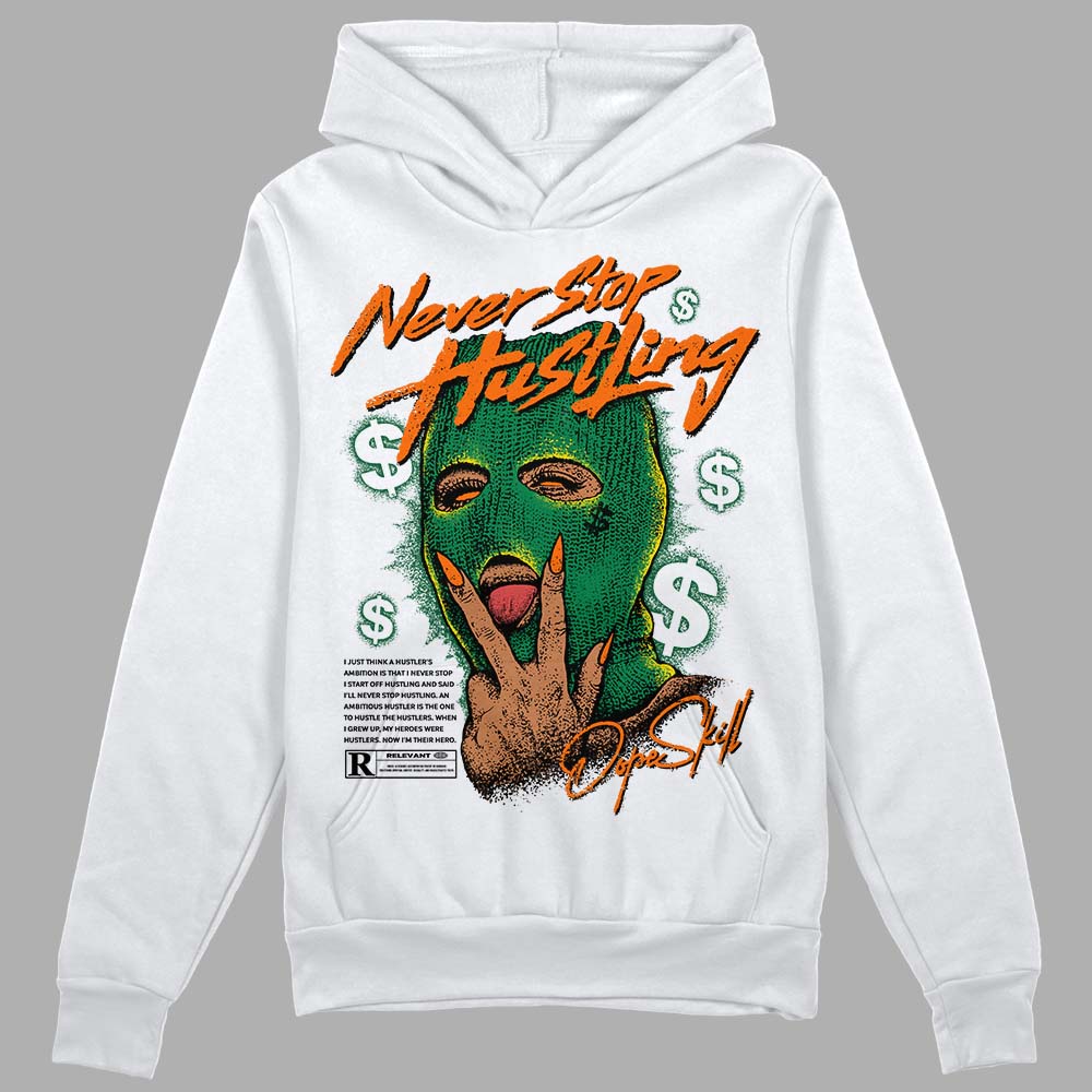 Green Collection superstreetwear Hoodie Sweatshirt Never Stop Hustling Graphic