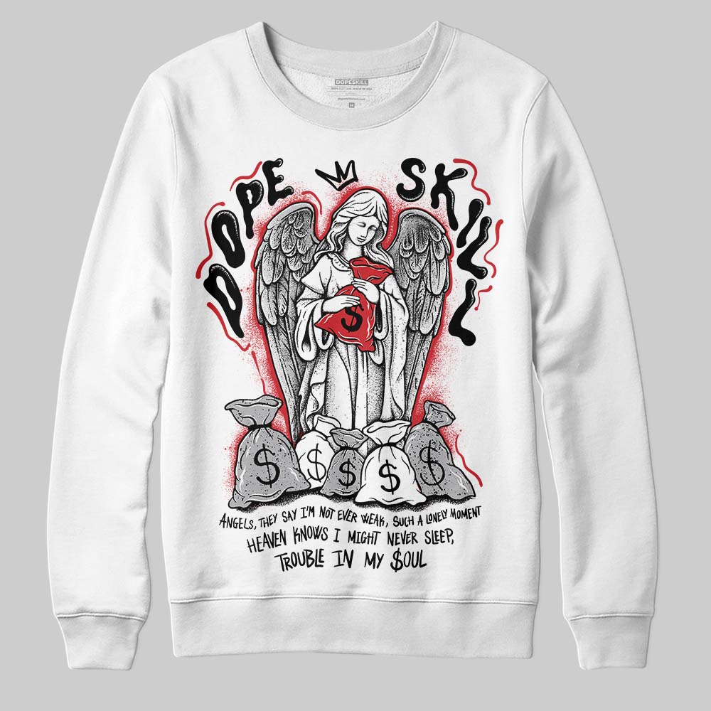 White Cement 4s superstreetwear Sweatshirt Angels Graphic