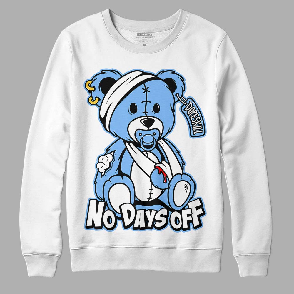Powder Blue 9s superstreetwear Sweatshirt Hurt Bear Graphic