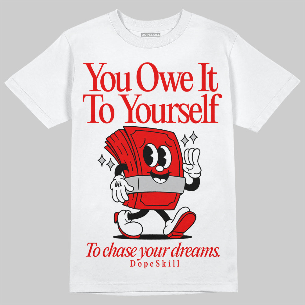 Cherry 12s superstreetwear T-Shirt Owe It To Yourself Graphic