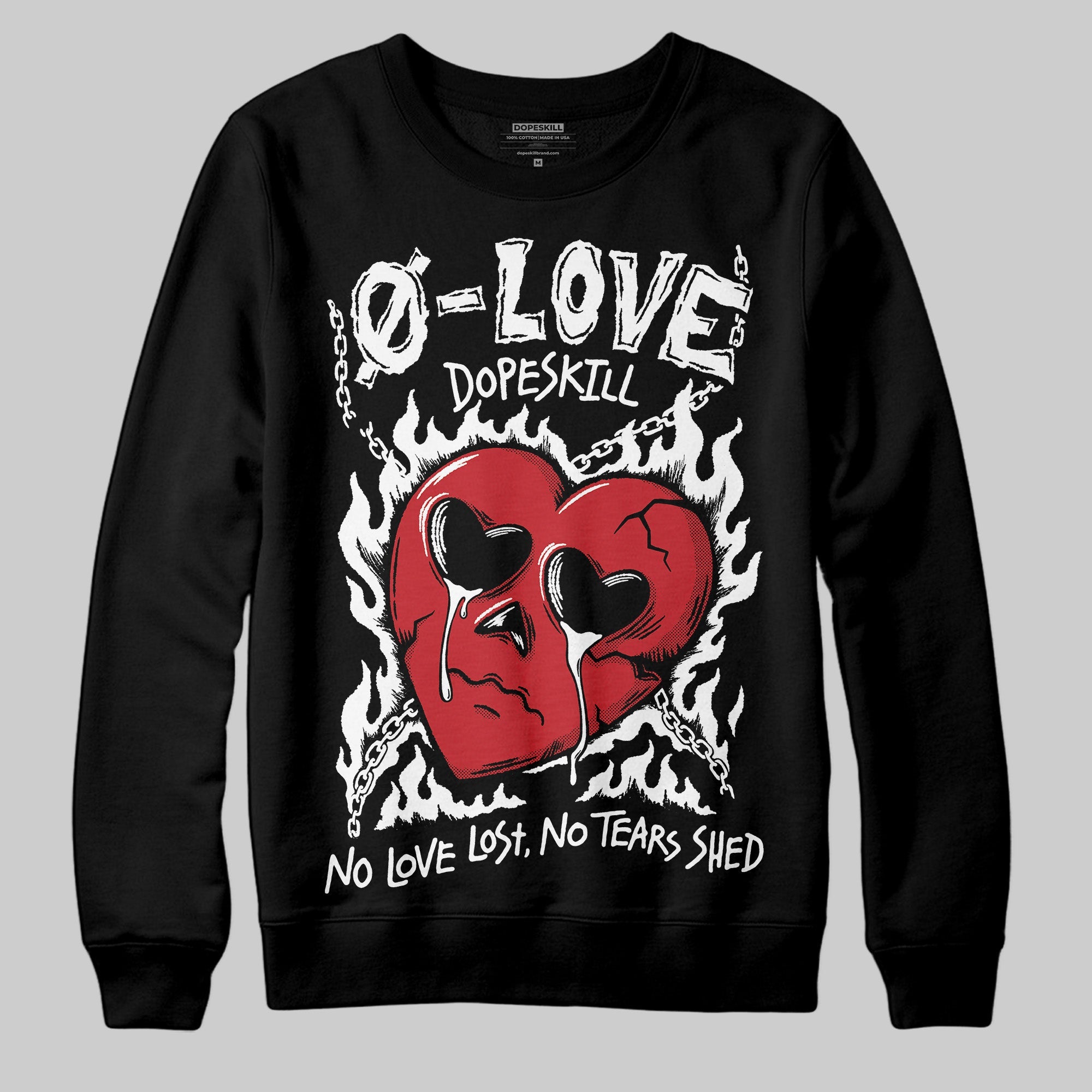 Bred Velvet 11s superstreetwear Sweatshirt Crying Heart Graphic