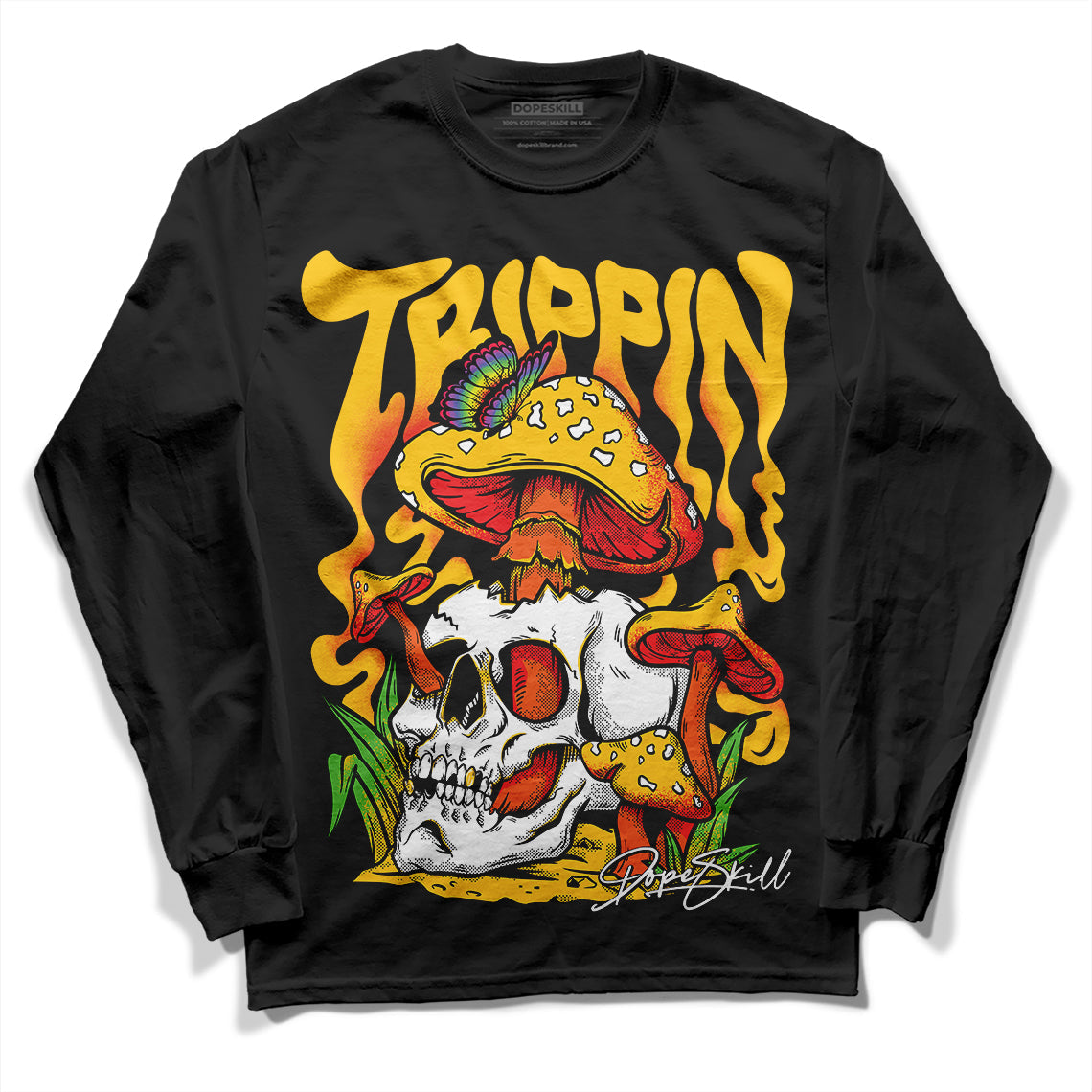 Yellow Collection superstreetwear Long Sleeve T-Shirt Trippin Graphic