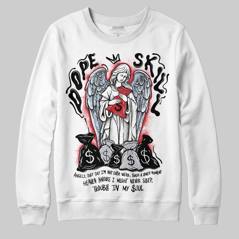 Black Metallic Reimagined 5s superstreetwear Sweatshirt Angels Graphic