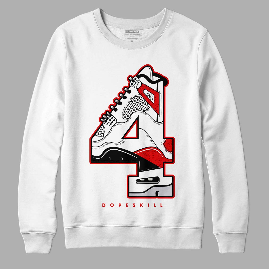 Red Cement 4S superstreetwear Sweatshirt No.4 Graphic