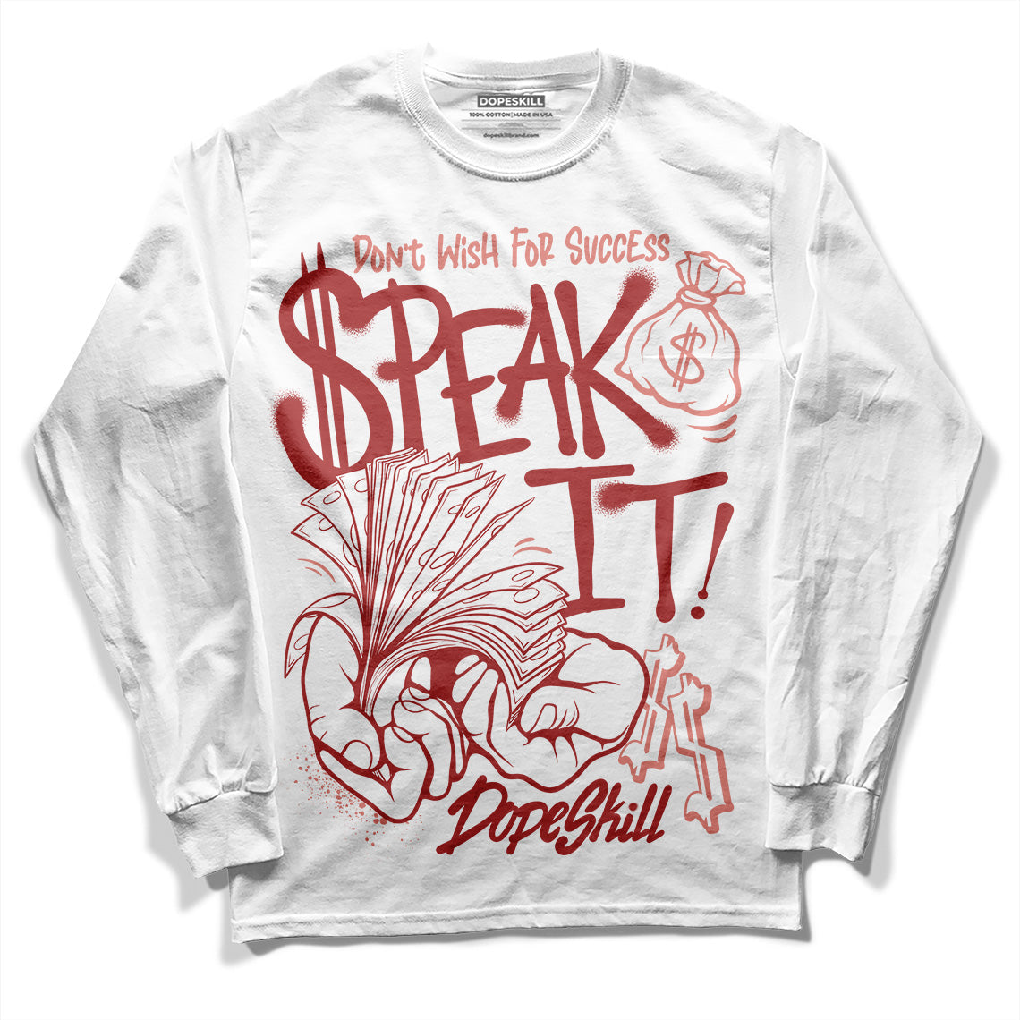 Dune Red 13s superstreetwear Long Sleeve T-Shirt Speak It Graphic