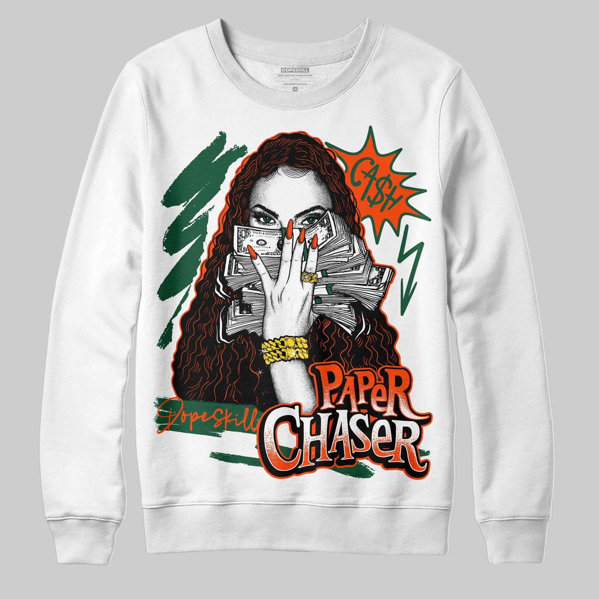 Dunk Low Team Dark Green Orange superstreetwear Sweatshirt NPC Graphic