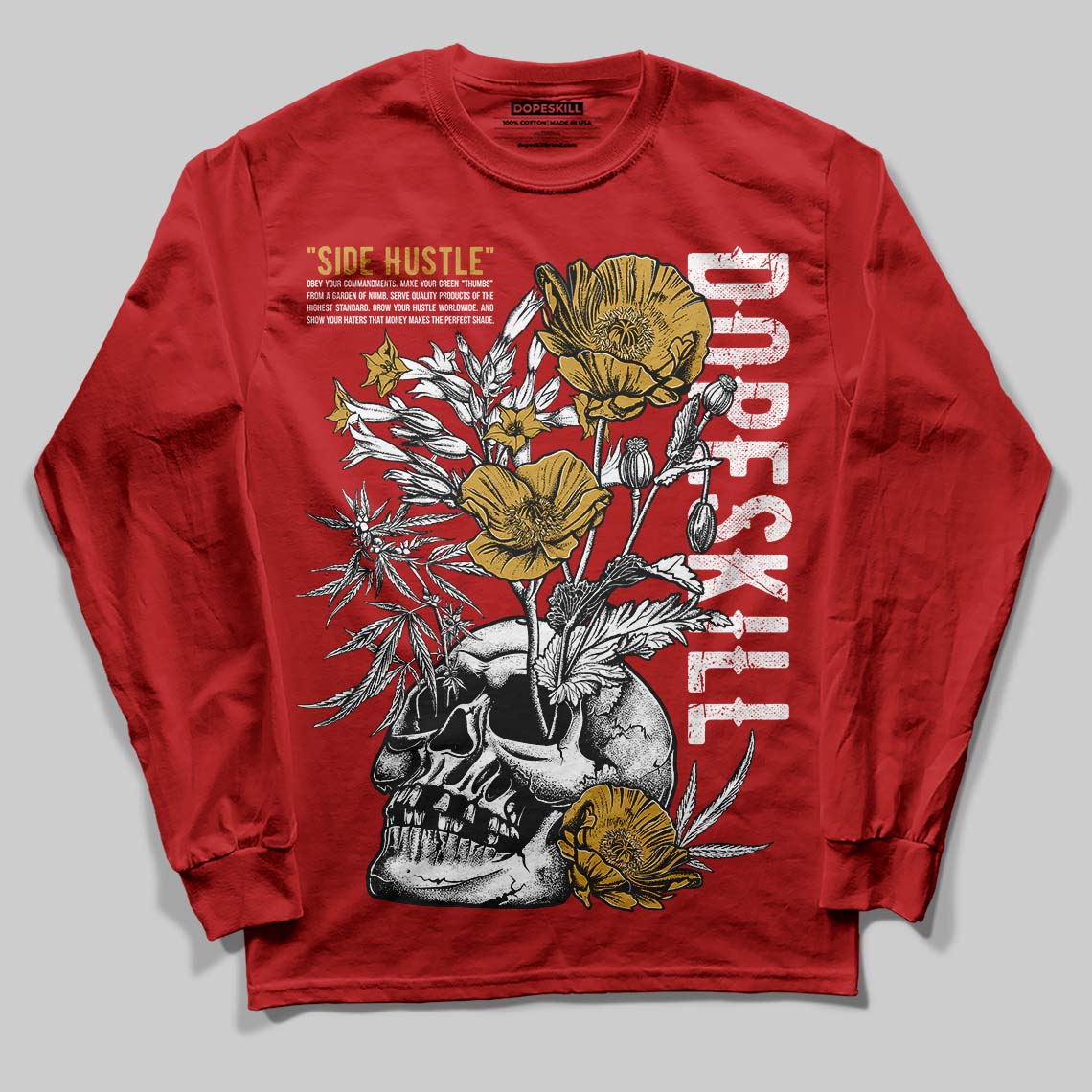Brick By Brick 4s superstreetwear Long Sleeve T-Shirt Side Hustle Graphic