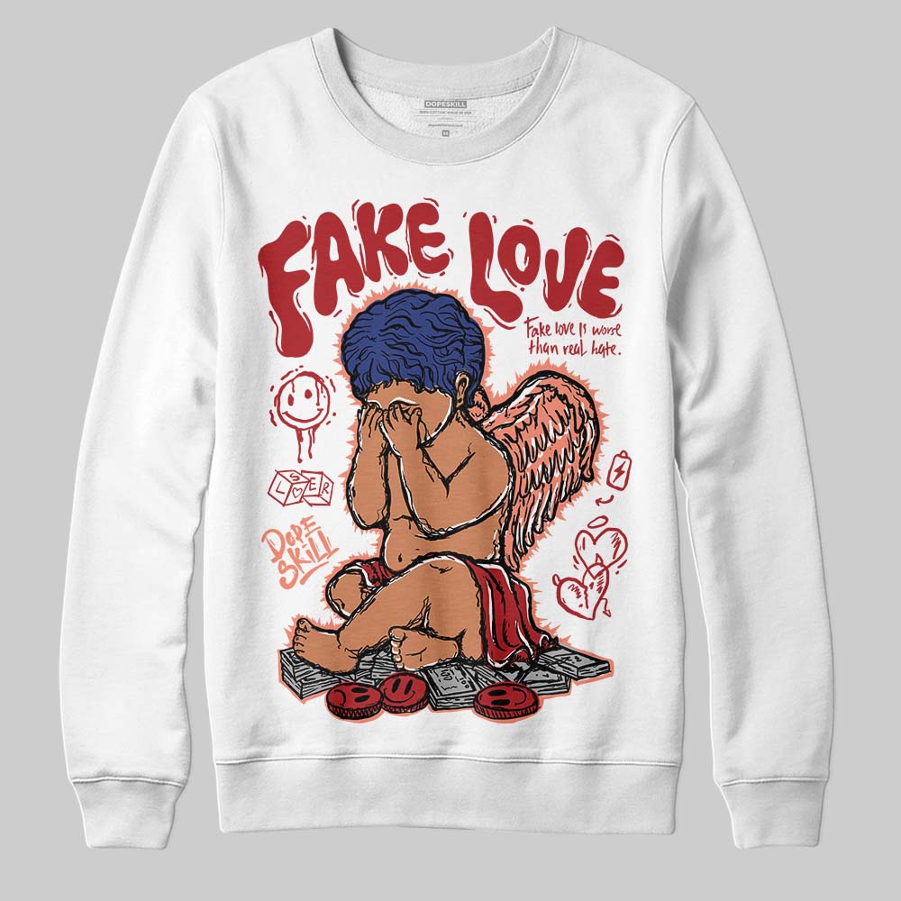 Rare Air Cinnabar 1s superstreetwear Sweatshirt False Love Graphic