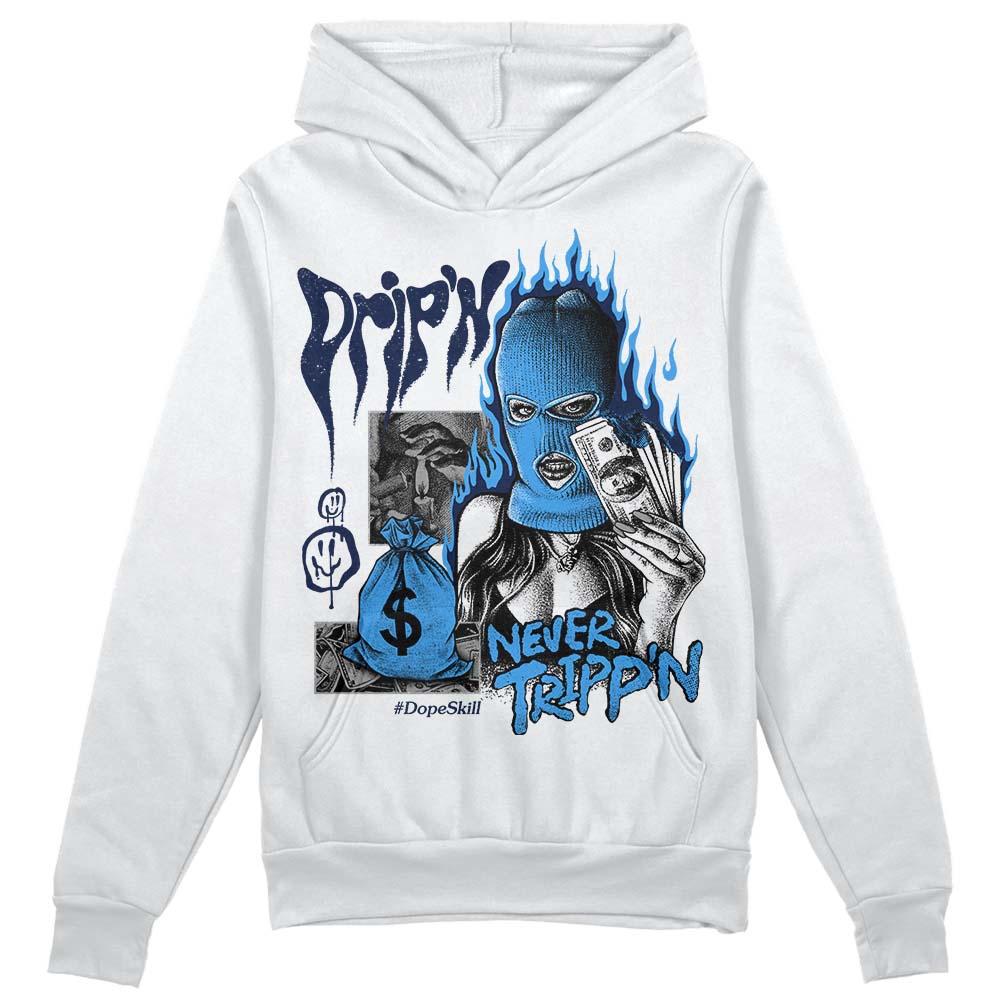 AJ Spizike White Obsidian superstreetwear Hoodie Sweatshirt Drip'n Never Tripp'n Graphic
