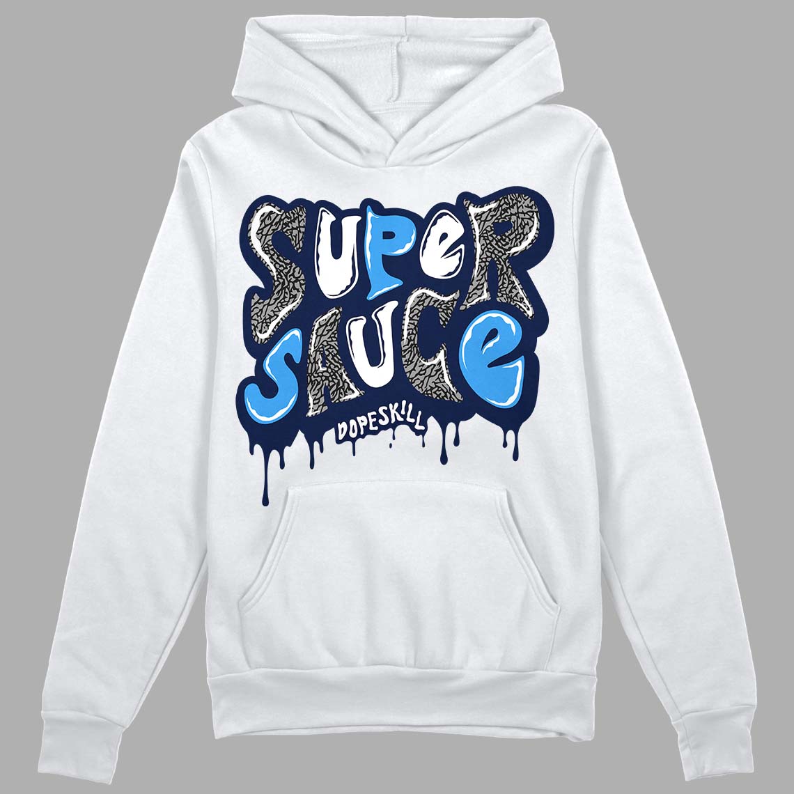 Midnight Navy 3s superstreetwear Hoodie Sweatshirt Super Sauce Graphic