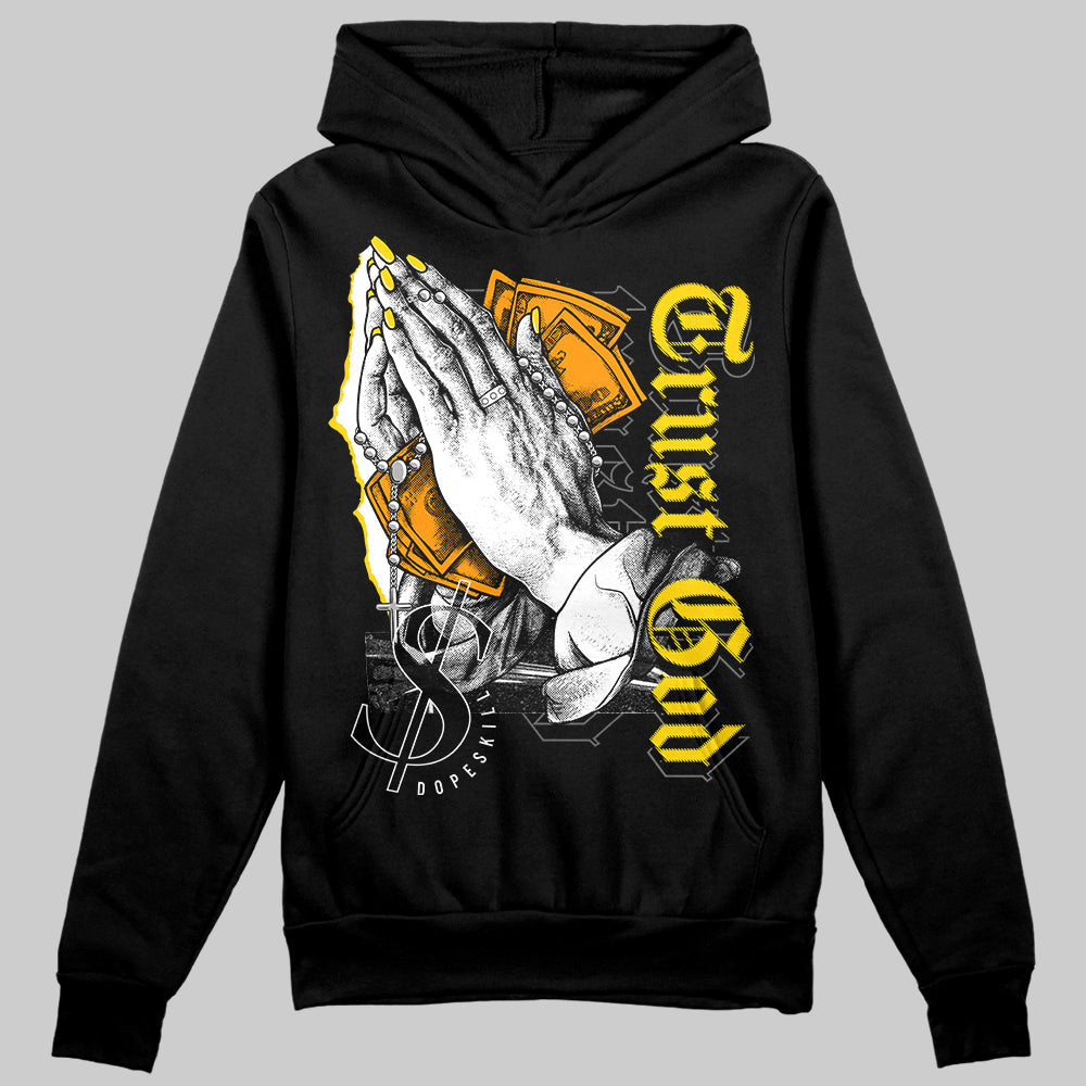 Yellow Ochre 6s superstreetwear Hoodie Sweatshirt Trust God Graphic