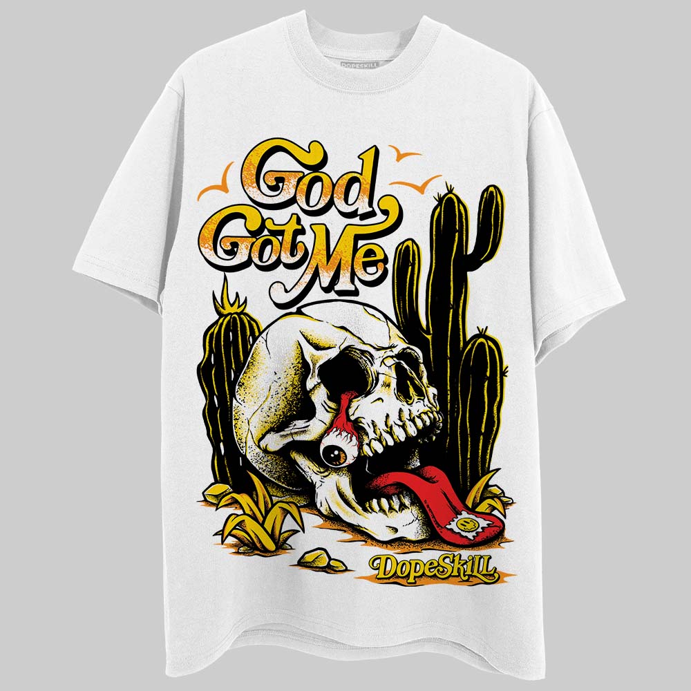 Yellow Ochre 6s superstreetwear T-Shirt God Got Me Graphic