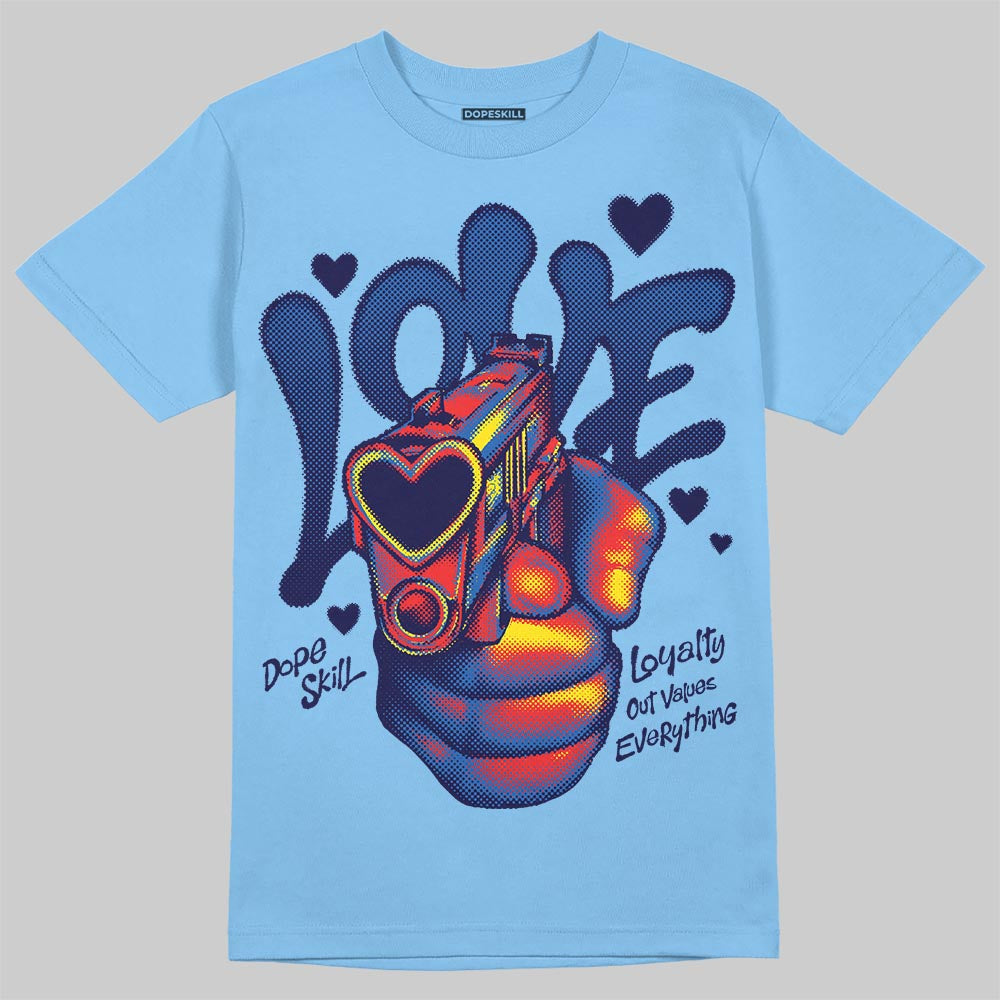 University Blue 6s superstreetwear T-Shirt Love Shot Graphic
