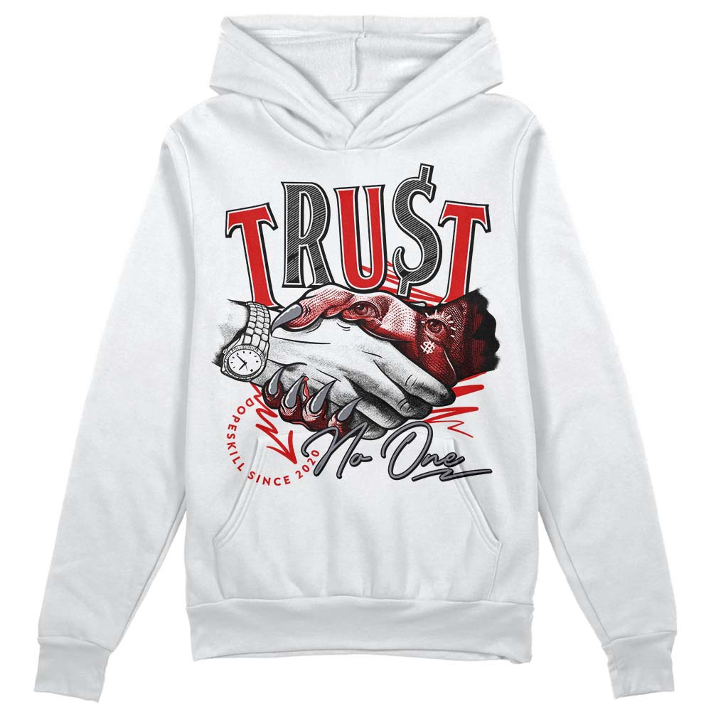 Gym Red 9s superstreetwear Hoodie Sweatshirt Trust No One Graphic