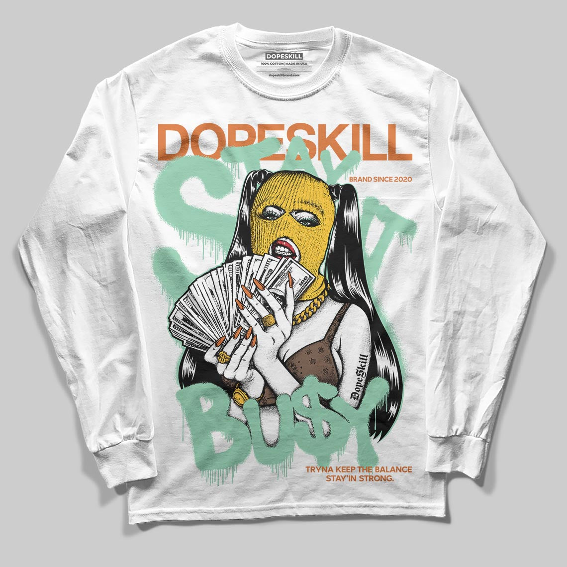 SB Dunk a??Rodeoa?? superstreetwear Long Sleeve T-Shirt Stay It Busy Graphic