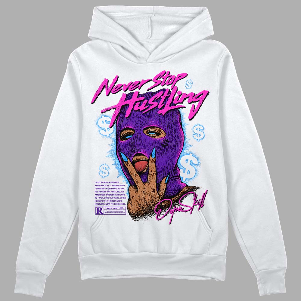 Court Purple 13s superstreetwear Hoodie Sweatshirt Never Stop Hustling Graphic