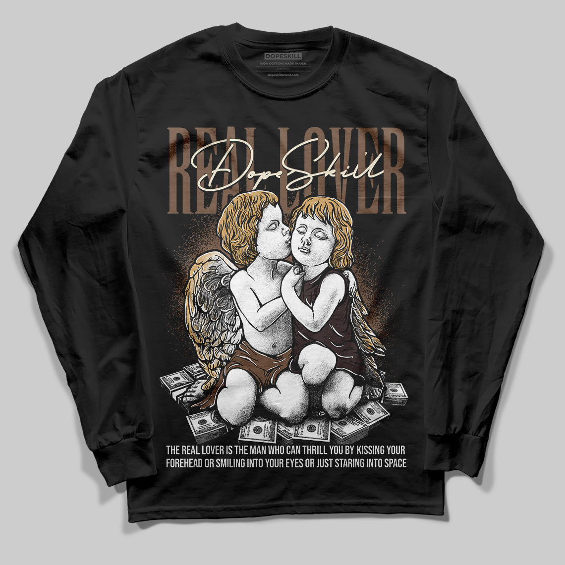 Earth 5s superstreetwear Long Sleeve T-Shirt Real Lover Graphic
