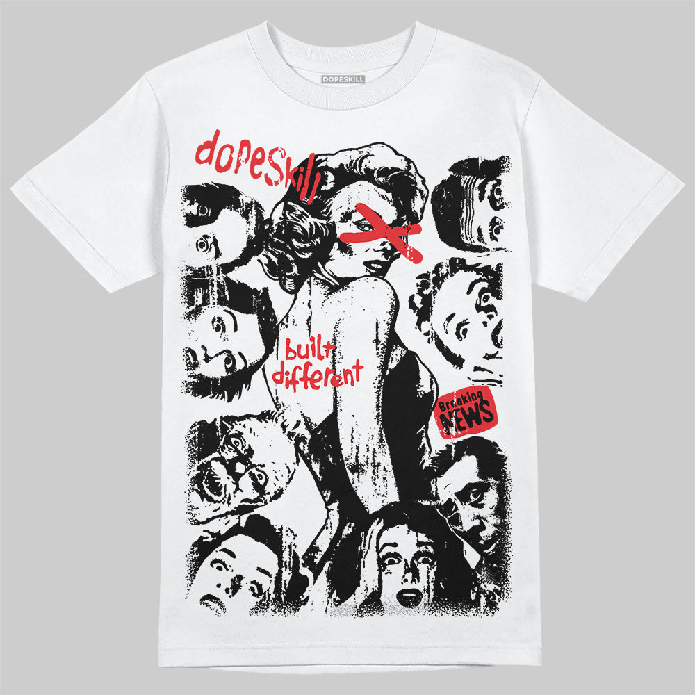 Black and White Collection superstreetwear T-Shirt Built Different Graphic