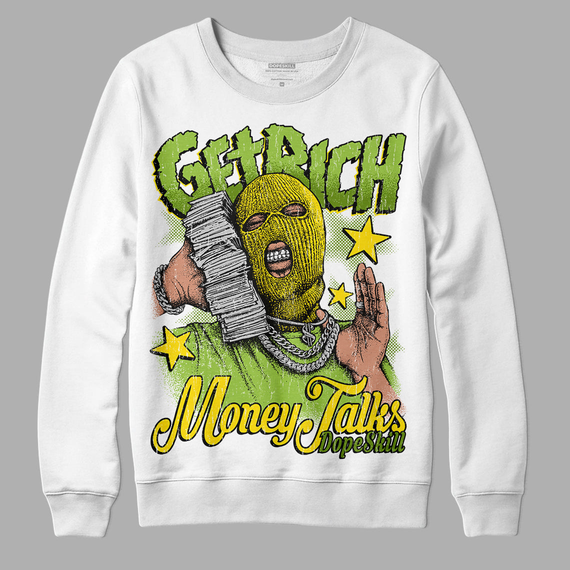 Dunk Low 'Chlorophyll' superstreetwear Sweatshirt Get Rich Graphic