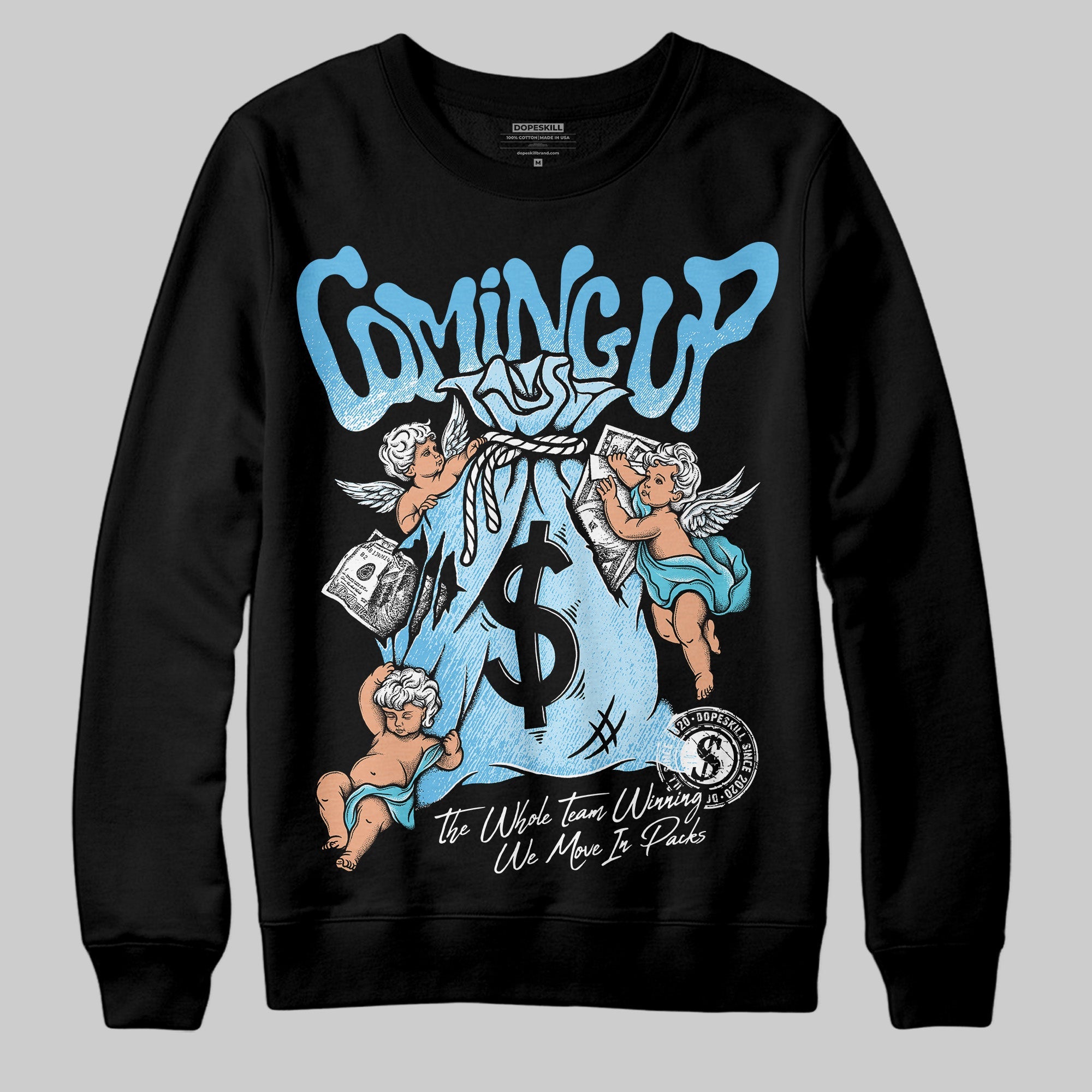 Legend Blue 11s superstreetwear Sweatshirt Money Bag Coming Up Graphic