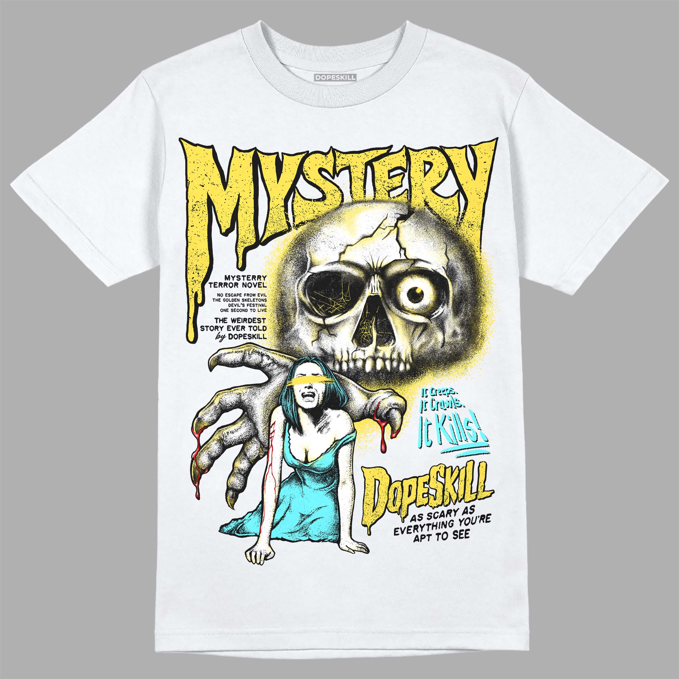 Aqua 5s superstreetwear T-Shirt Mystery Ghostly Grasp Graphic