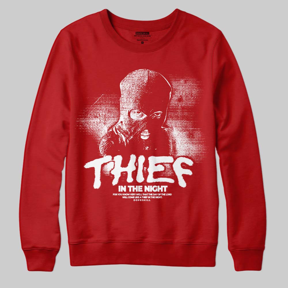 Cherry 11s superstreetwear Sweatshirt Thief In The Night Graphic