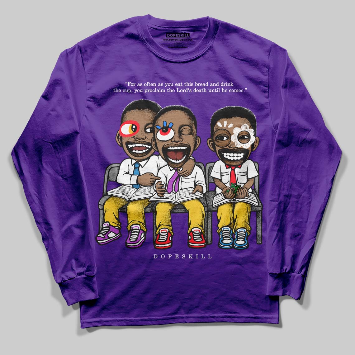 Field Purple 12s superstreetwear Long Sleeve T-Shirt First Sunday Graphic